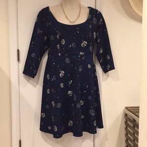 Torrid floral print swing dress